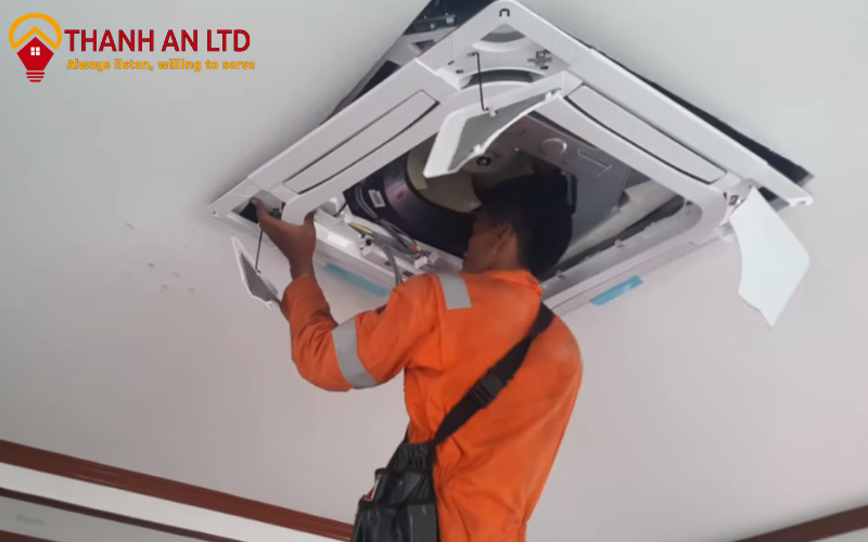 cách lắp đặt điều hòa âm trần chuẩn cách lắp đặt điều hòa âm trần chuẩn